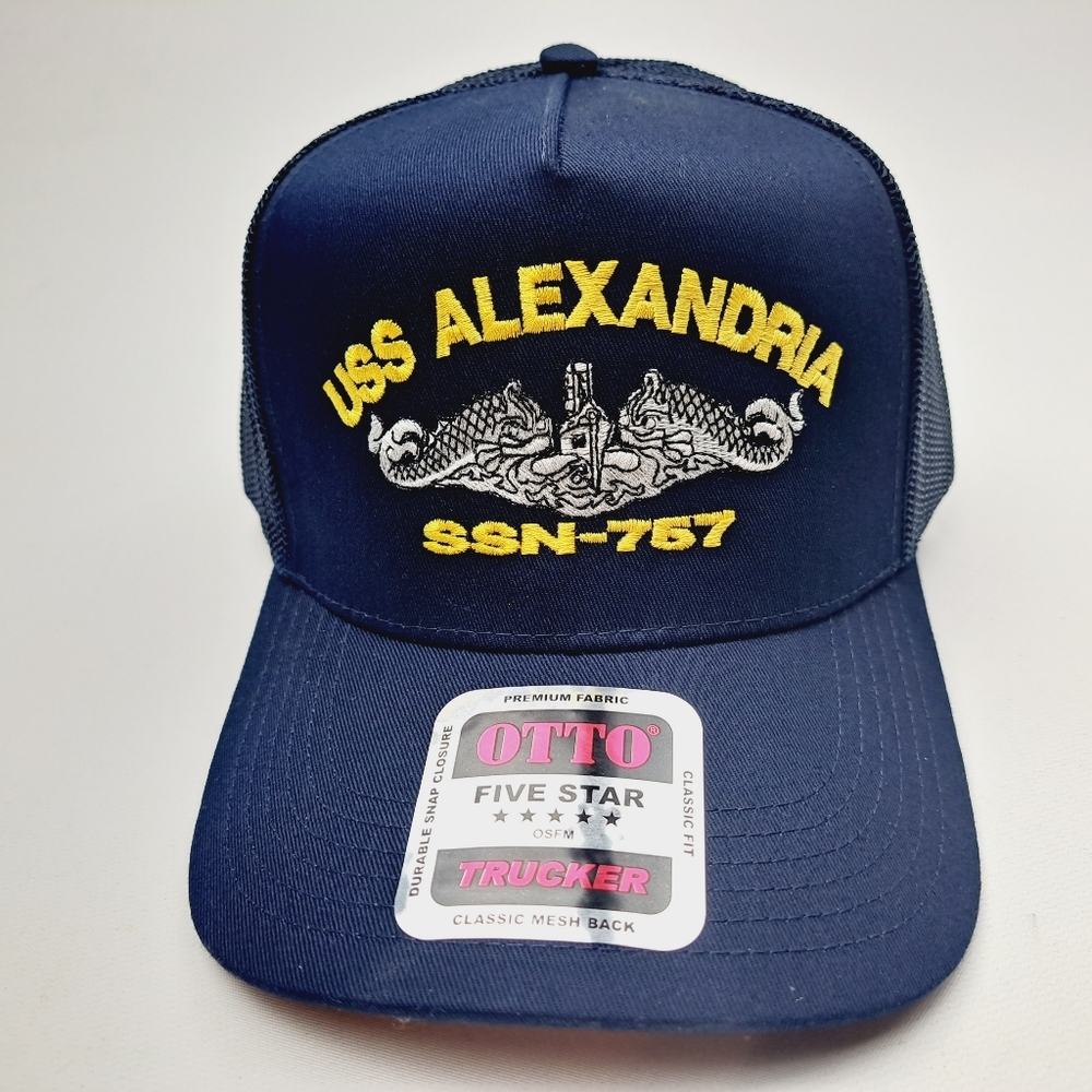 USS Alexandria SSN-757 Boat Baseball Cap Hat Mesh
